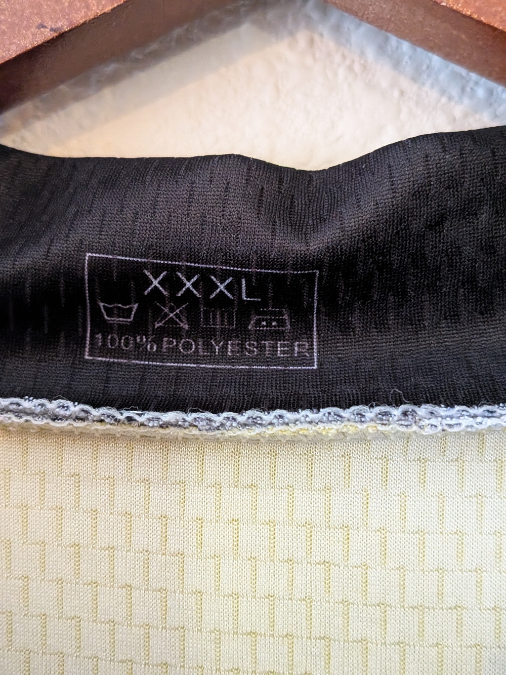 Men's Yellow & Black Cycling Jersey - Picture 3 of 3